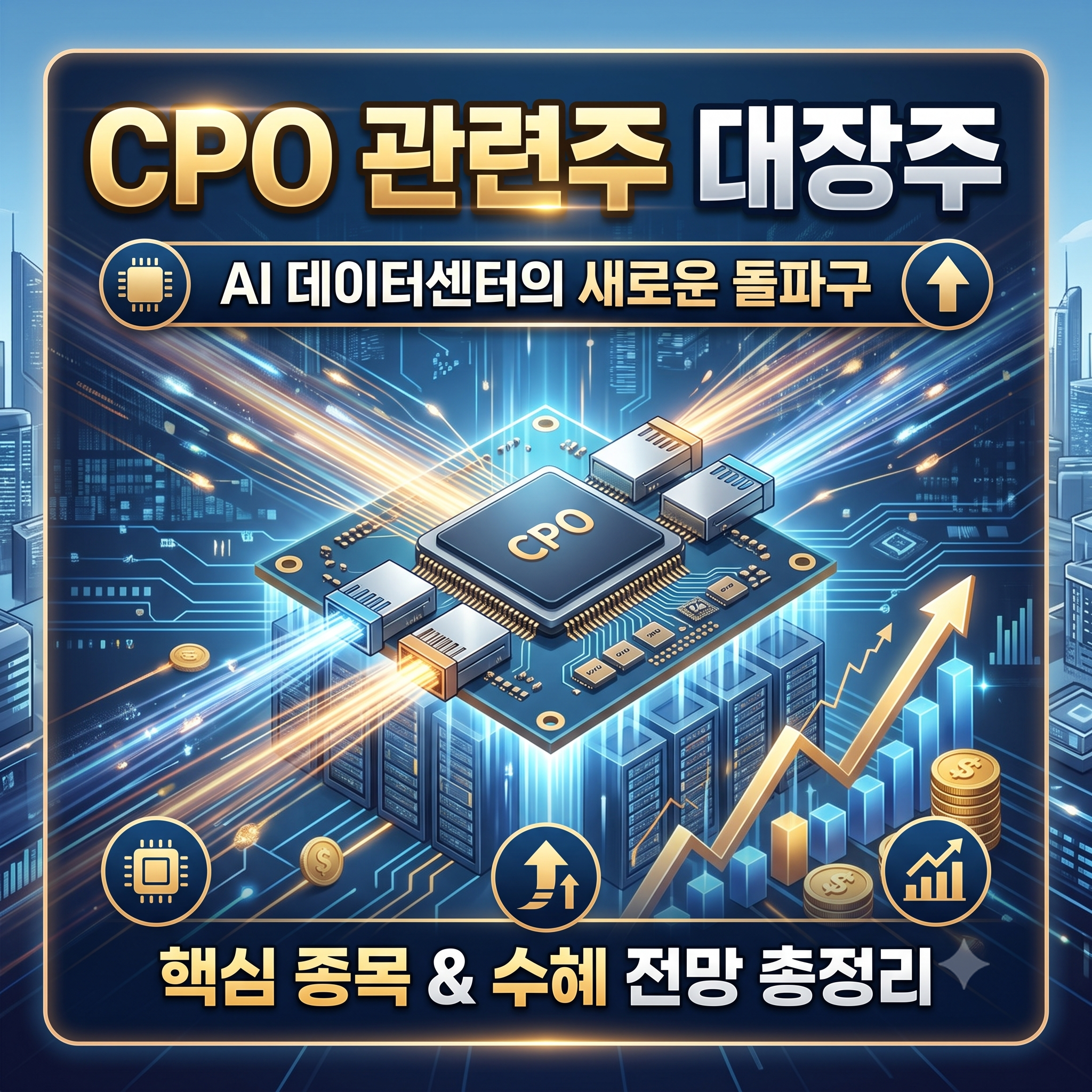 AI 데이터센터의 새로운 돌파구, CPO 관련주 대장주 핵심 종목 및 수혜 전망 총정리