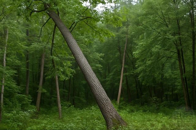 산사태 전조증상 나무 흔들림 넘어짐