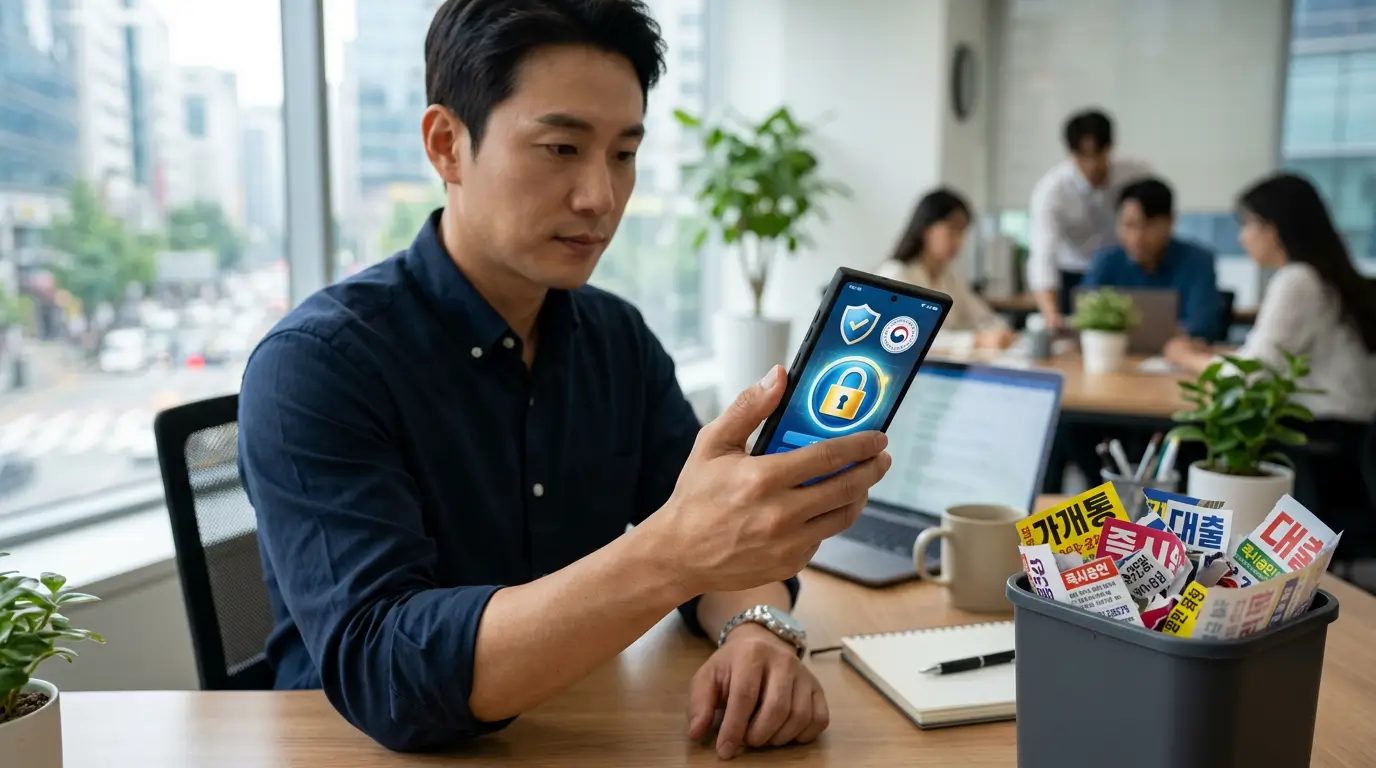 안전한-모바일-통합-진단-앱-불법-스팸-차단