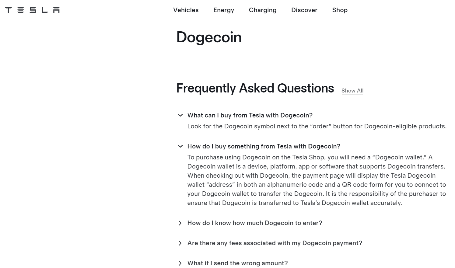 테슬라-도지코인