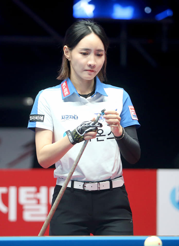 프로당구팀 휴온스 헬스케어 레전드 소속 최혜미 당구선수