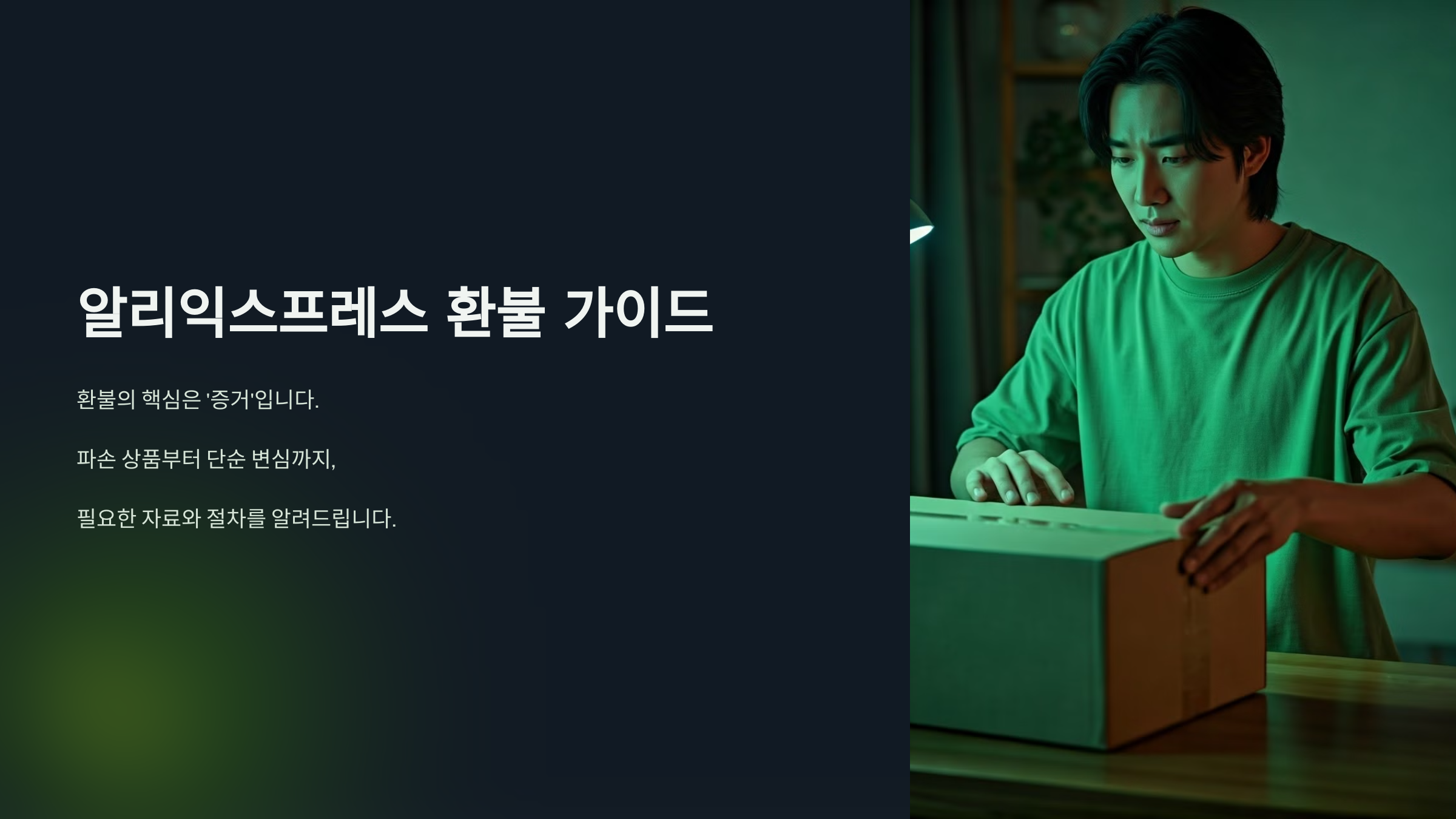 알리 익스프레스 환불 거절? 증거만 있으면 100%