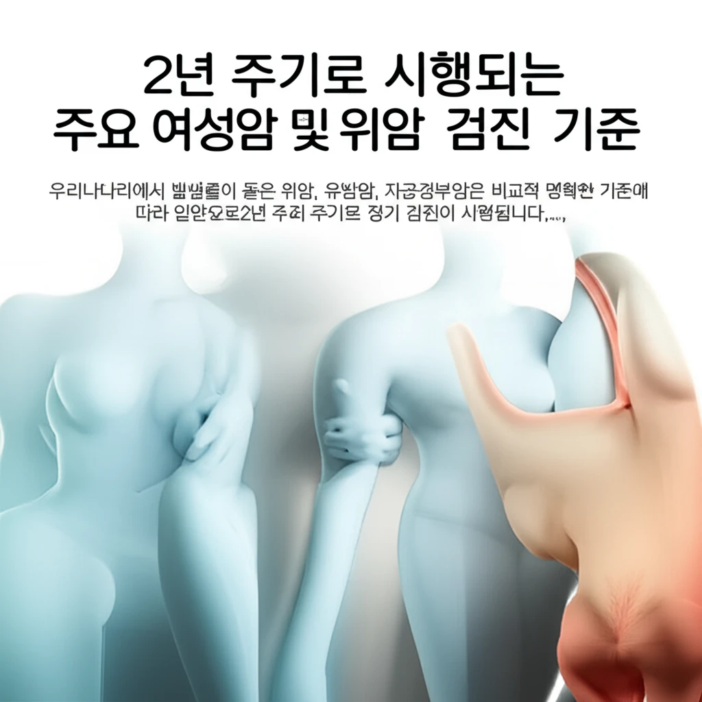 국민건강보험 6대 암검진 대상과 비용..