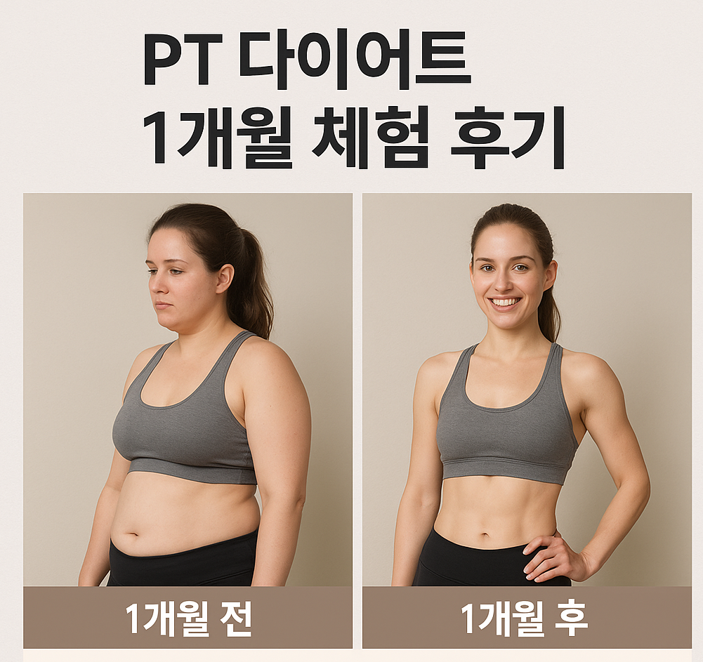 PT 다이어트, 1개월 체험 후기와 변화