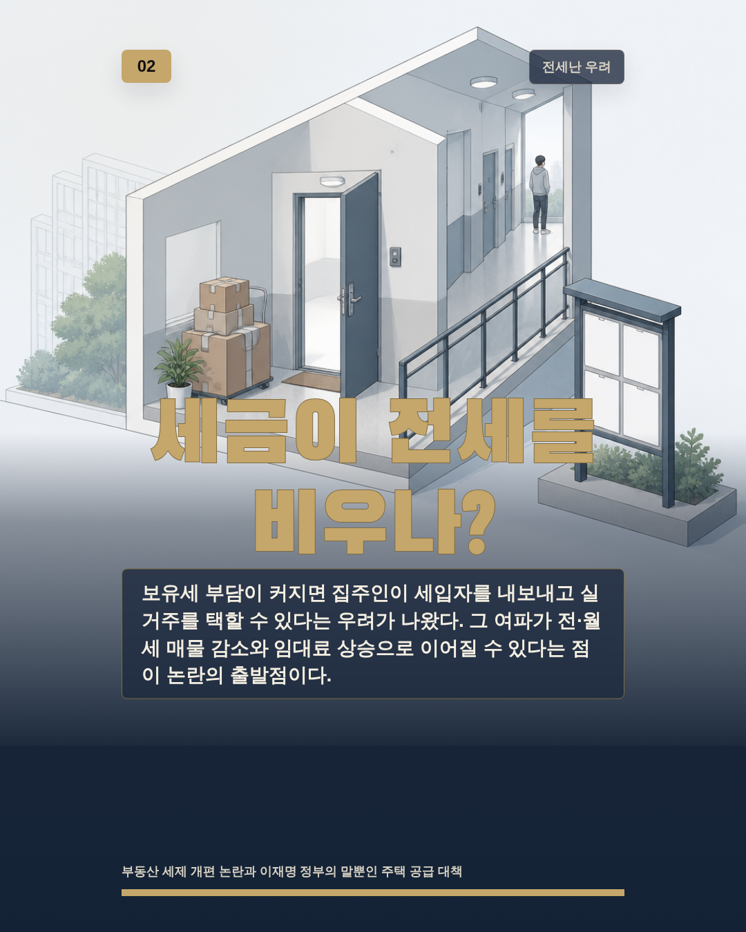 세금이 전세를 비우나?