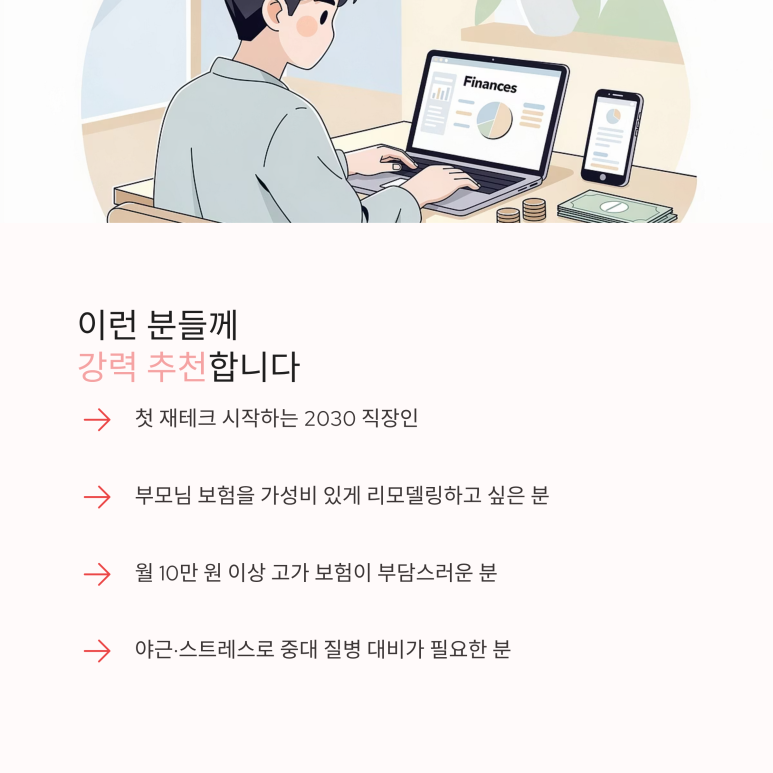 가성비형 맞춤 담보 구성을 원하는 2030 직장인을 위한 최적의 가이드 매뉴얼