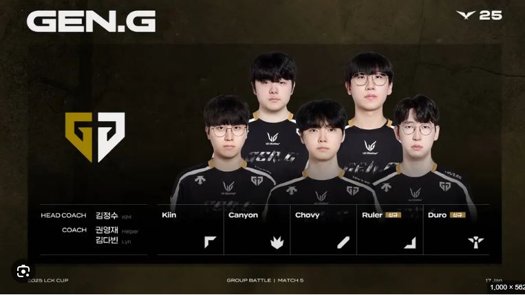 2026 젠지는 2025년과 똑같은 로스터를 유지할 수 있었다.