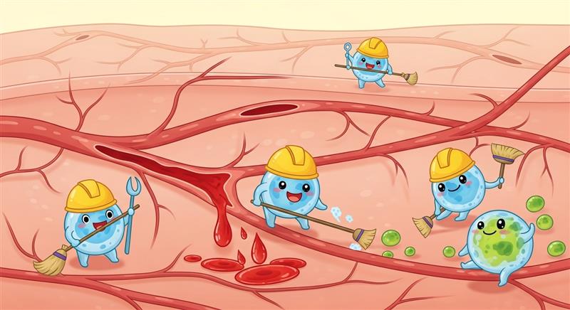 넘어지면 왜 멍이 들까? 모세혈관과 혈액의 역할