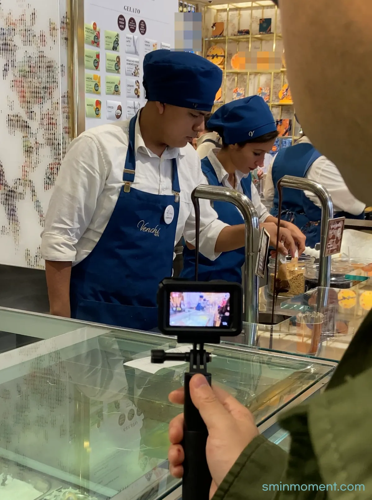 이탈리아-젤라토-벤키-견과류묻히기