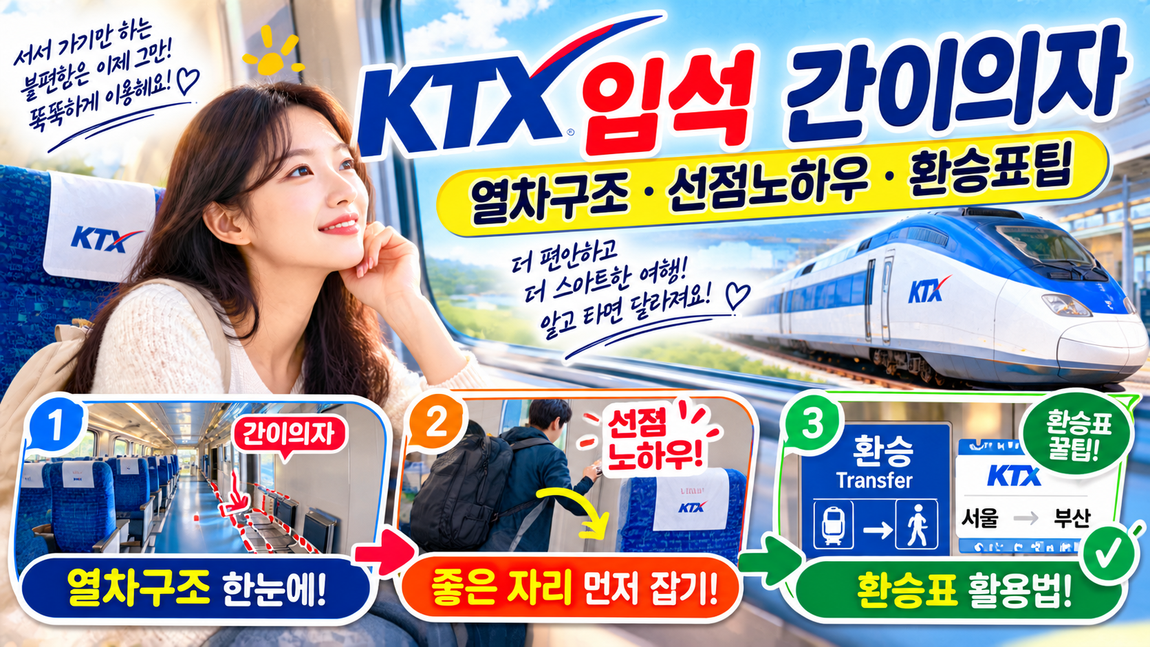 KTX 입석 간이의자