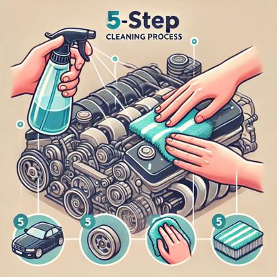 자동차 엔진룸 셀프 청소 가이드: 물 세척의 안전성과 효과적인 방법