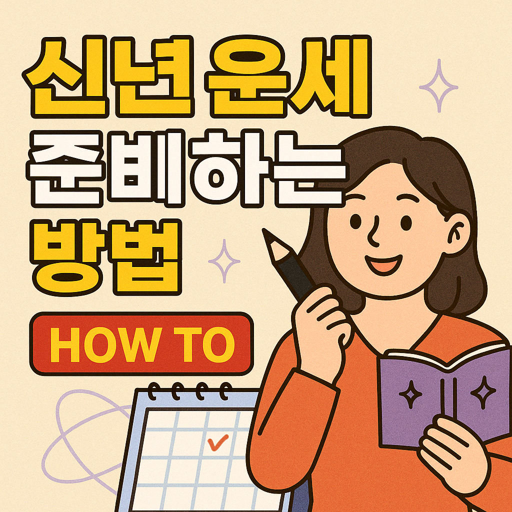 신년 운세 준비하는 방법