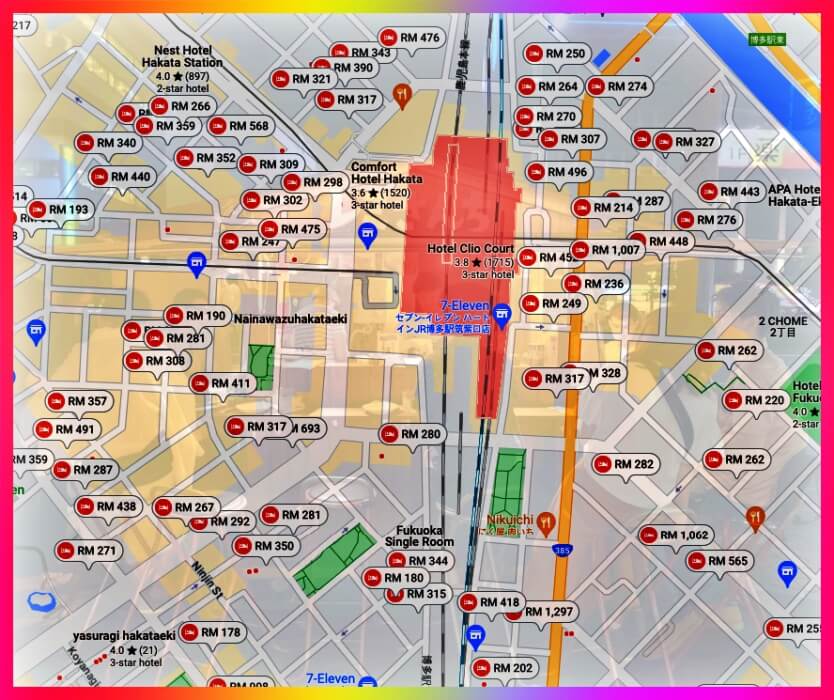 후쿠오카 호텔 가격