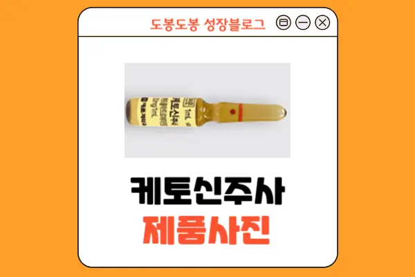 케토신주사 앰플 이미지