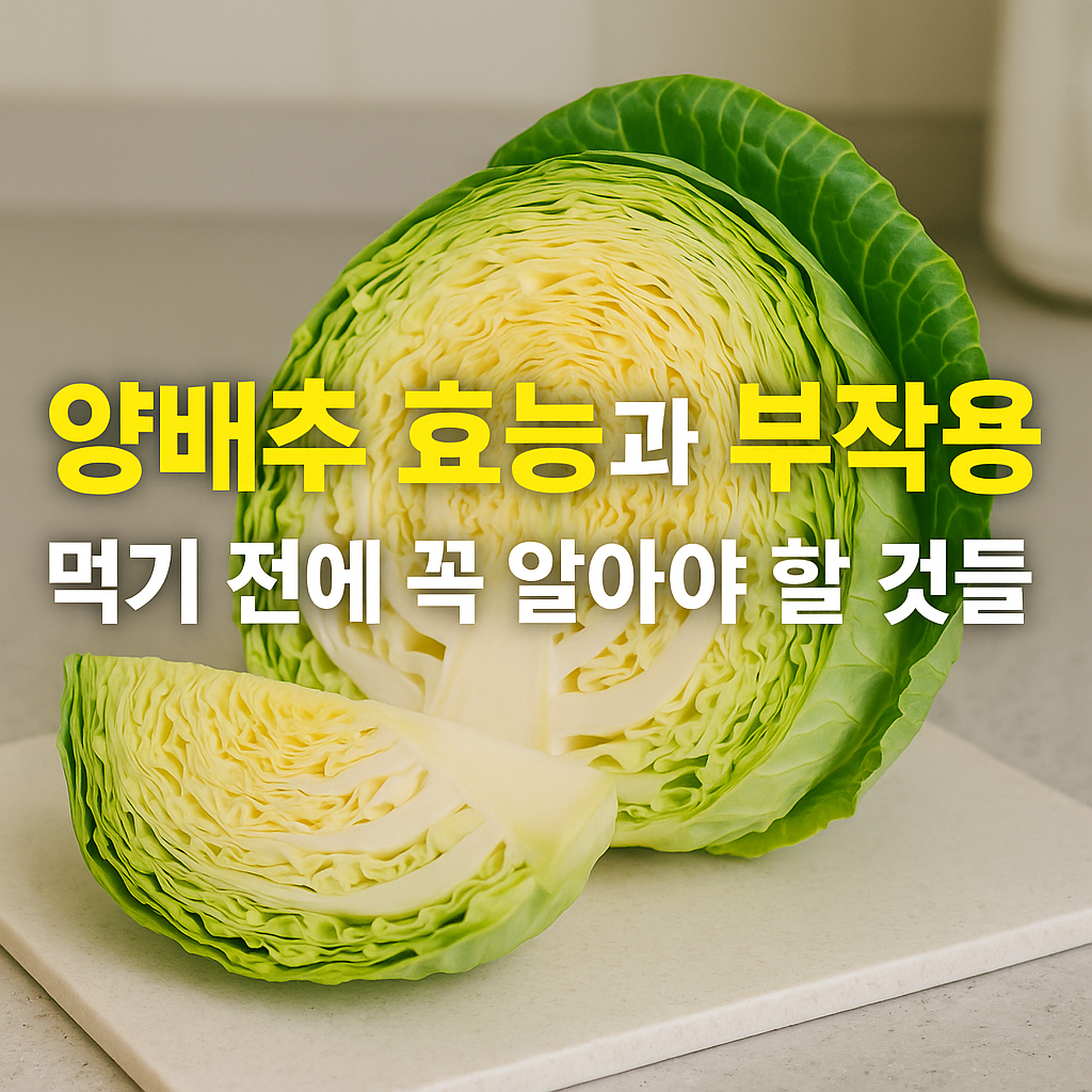 양배추 효능과 부작용, 먹기 전에 꼭 알아야 할 것들