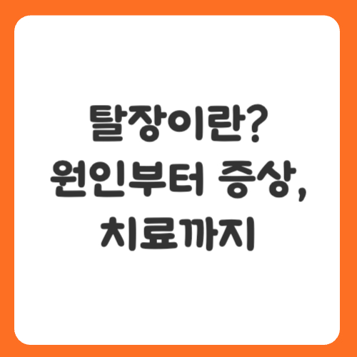 탈장이란? 원인부터 증상, 치료까지