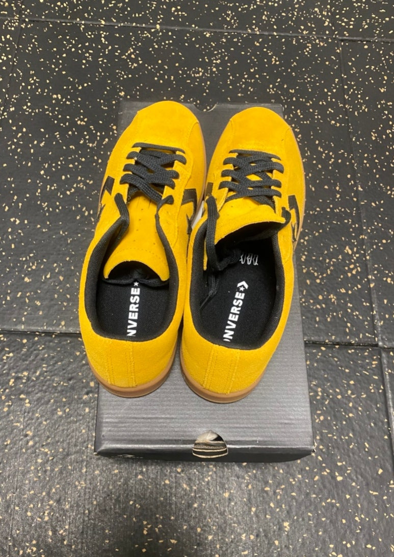 컨버스 올스타 클래식 트레이너 옥스 스웨이드 옐로우 CONVERSE ALL STAR CLASSIC TRAINER OX YELLOW