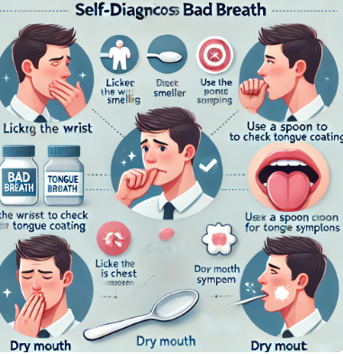입냅새 자가진단법
