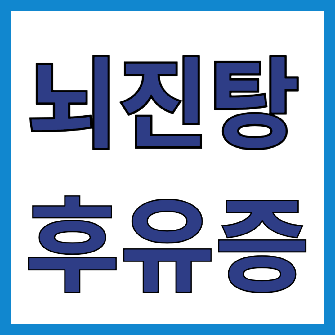 뇌진탕 후유증