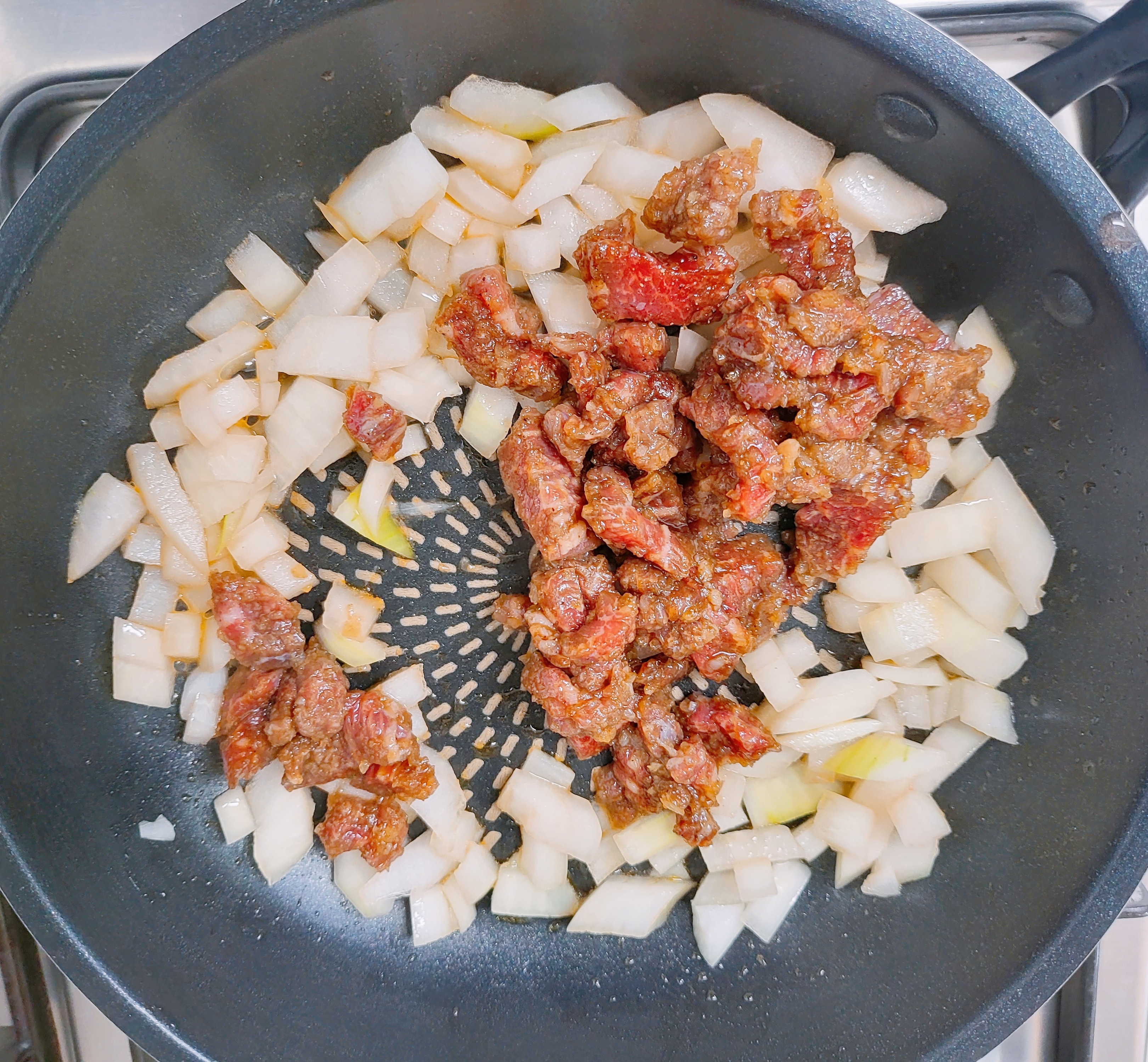 양파 고기 볶기