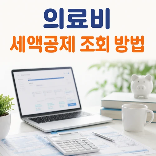 의료비 세액공제 조회 방법
