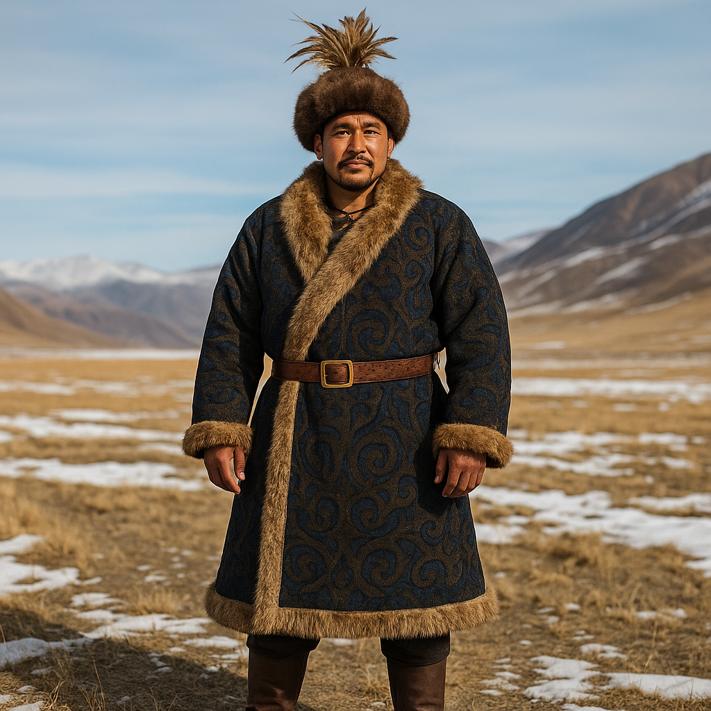 몽골 카자흐족의 팔천 코트 기후와 이동생활에 최적화된 의상