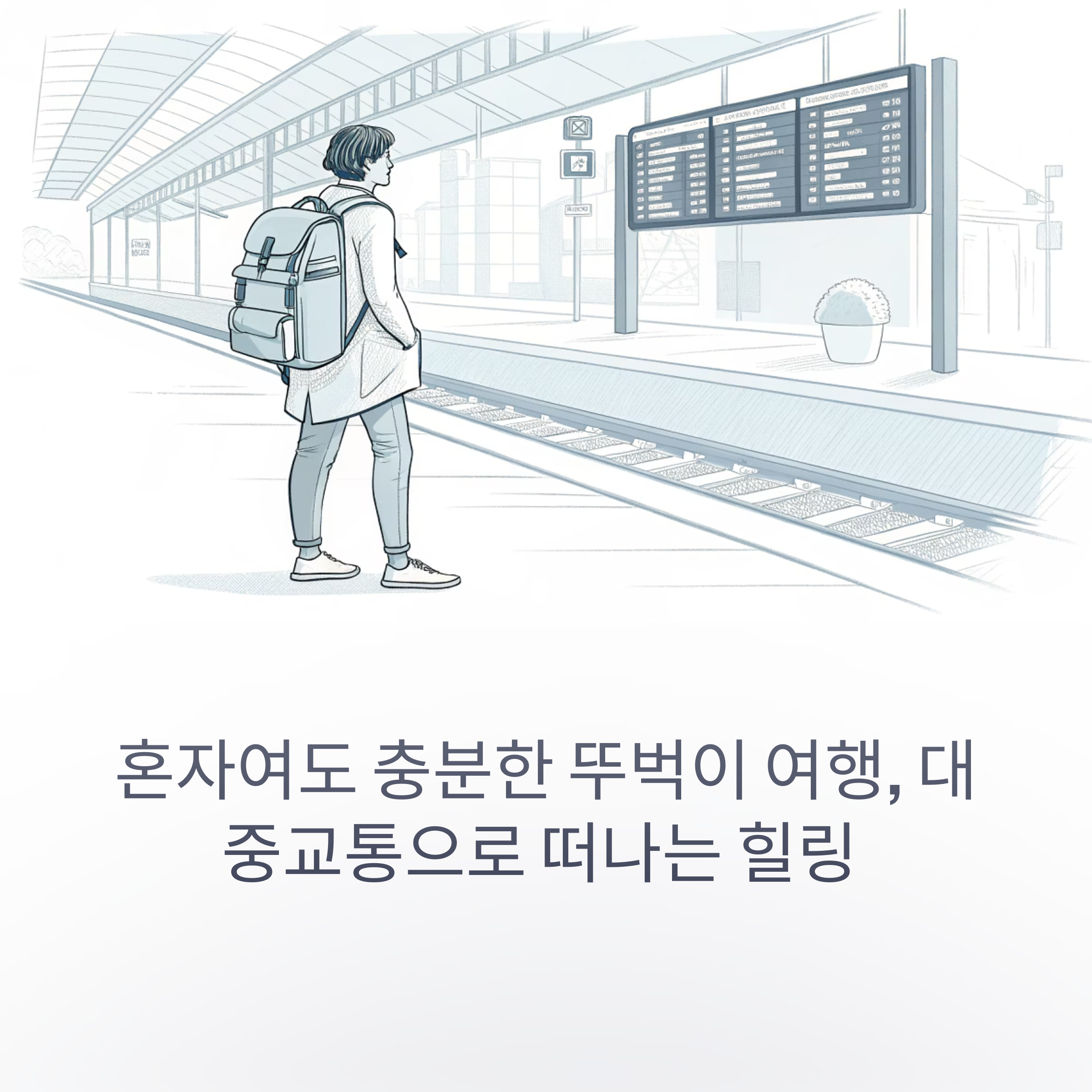 혼자여도 충분한 뚜벅이 여행