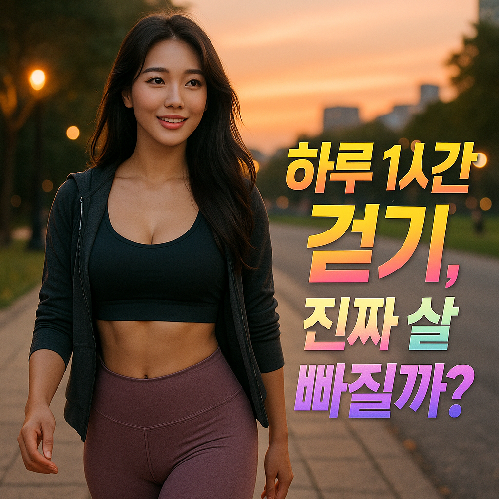 하루 1시간 걷기, 진짜 살 빠질까?