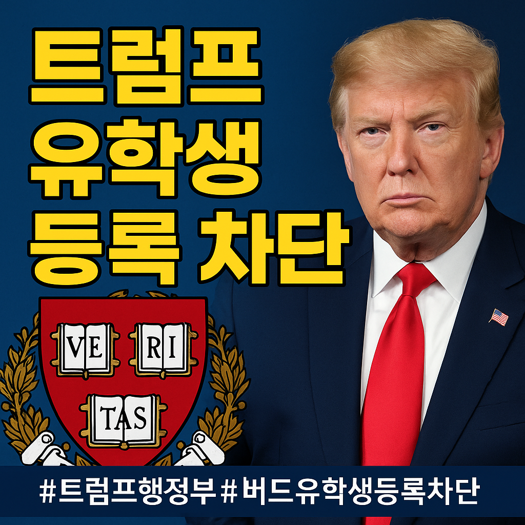 트럼프 행정부의 하버드 유학생 등록 차단