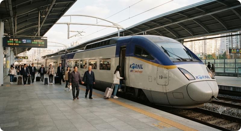 KTX 추석연휴 예매 이미지
