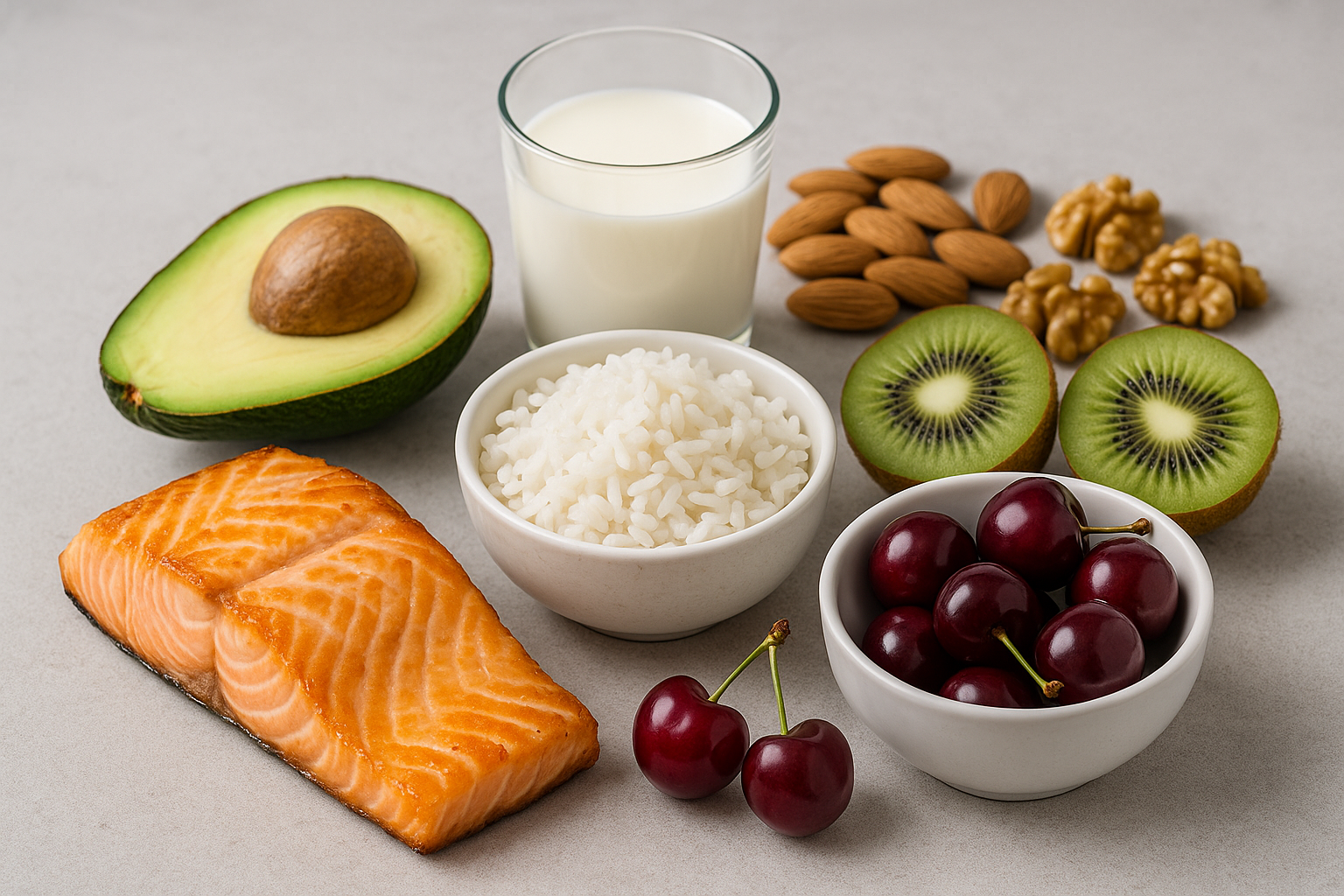 숙면을 돕는 음식 (수면영양소, 불면치료, 건강식단) 관련 사진