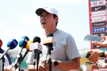 한국 대표팀의 2차전 준비 