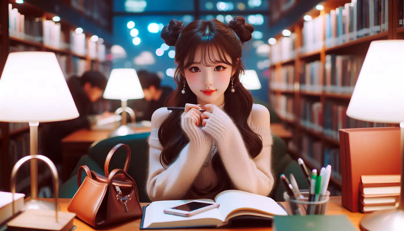 자소서-마무리-글쓰기하는-여성의-모습