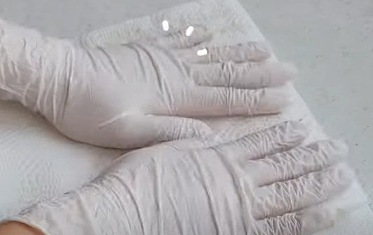 물기 빼는 모습