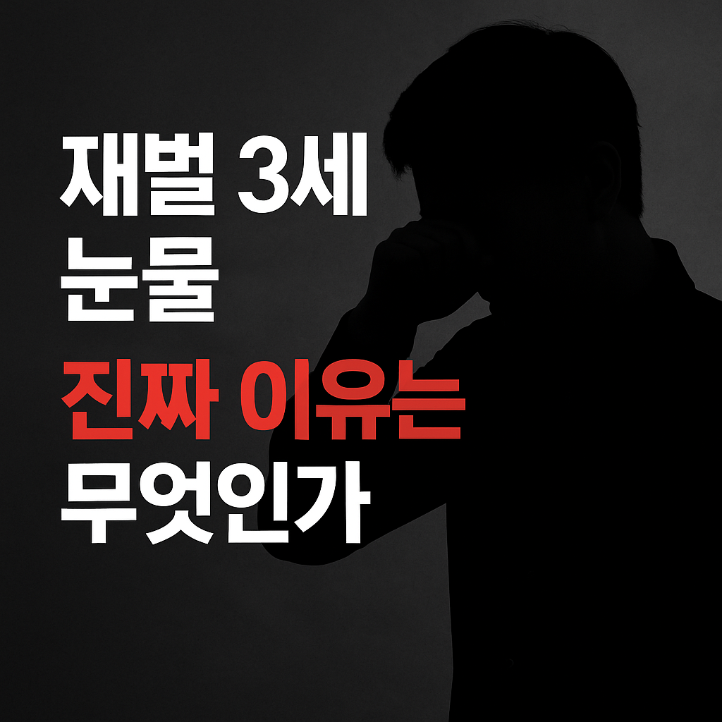 "재벌 3세 홍해인이 진짜 울었던 이유 - 눈물 속 심리 메시지 해독"