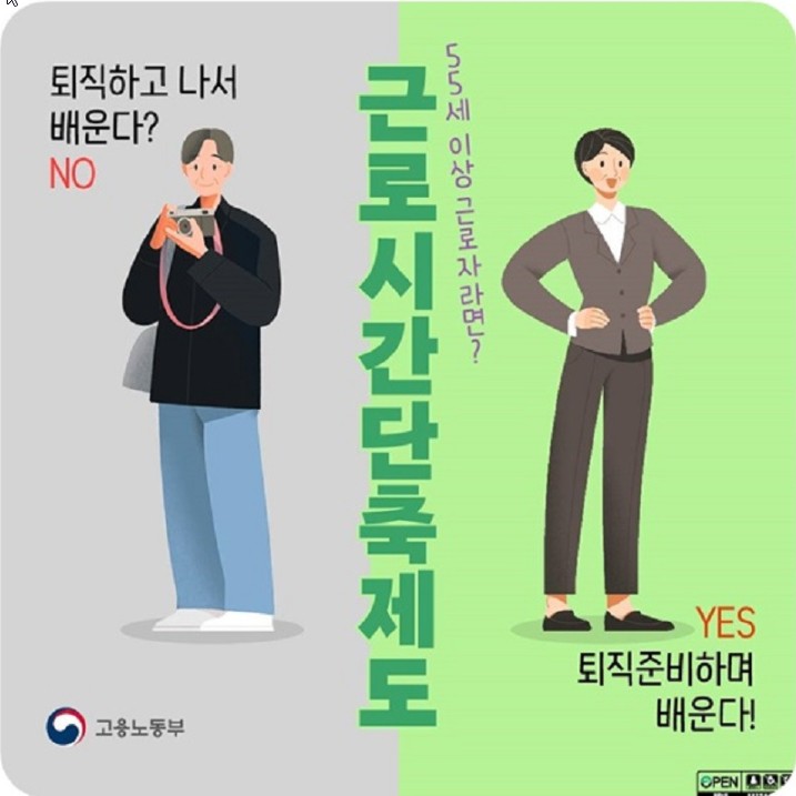55세 이상 근로자 근로시간 단축 제도