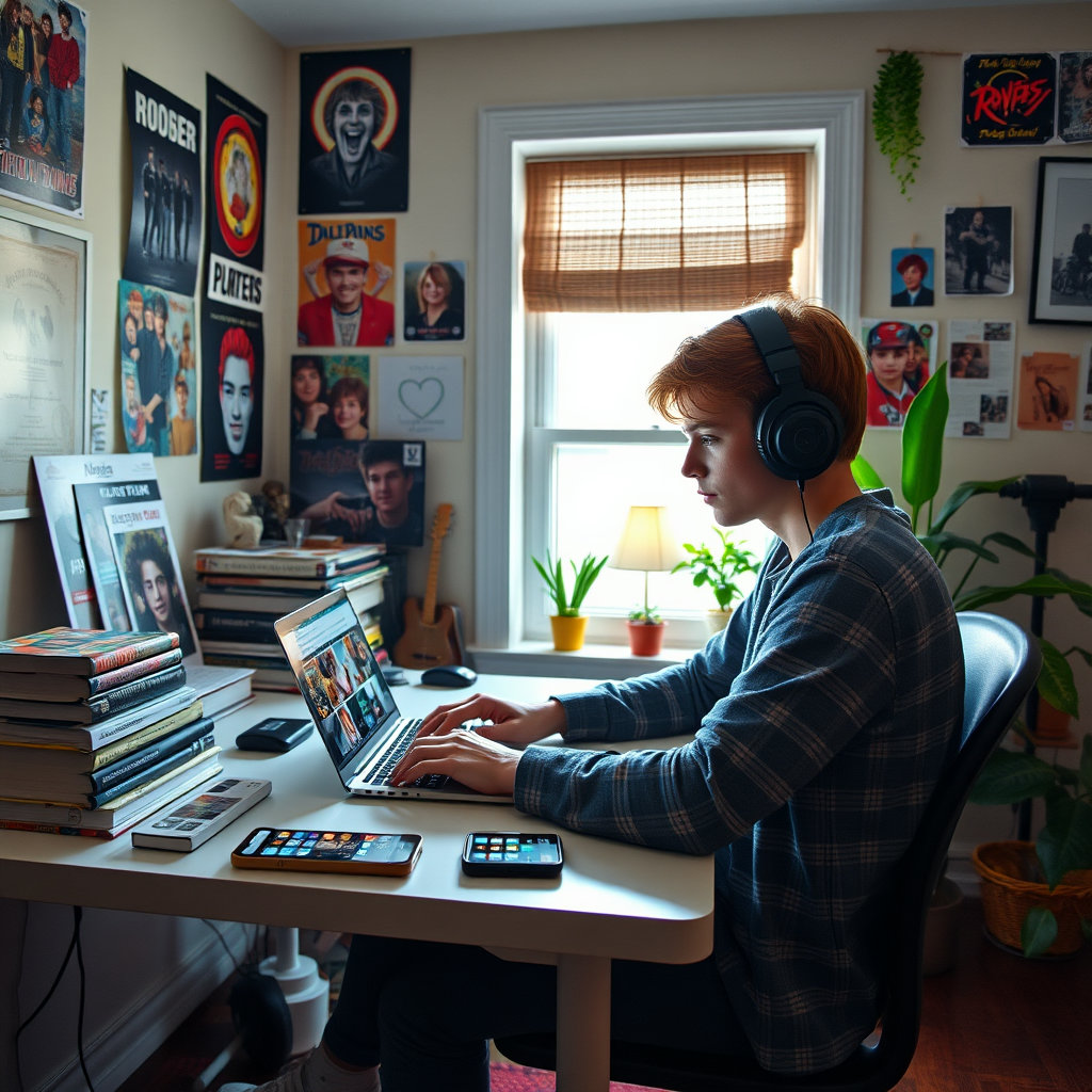 사춘기 자녀의 SNS 활동