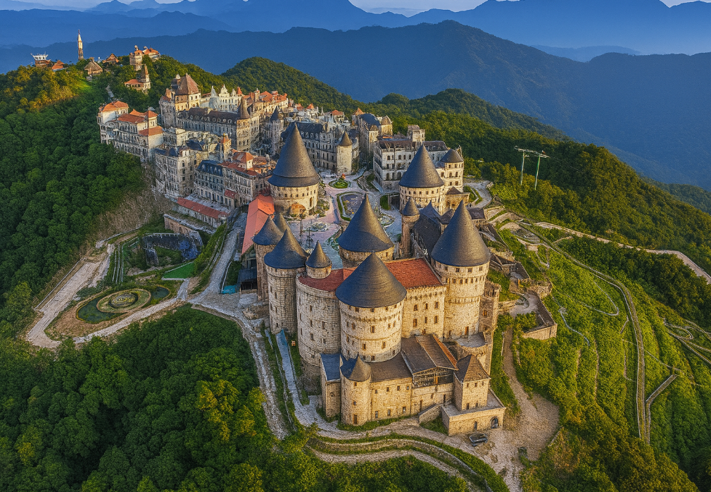 베트남 바나 힐의 풍경