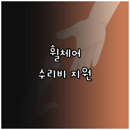 2025 광주시 휠체어 수리비 지원:..