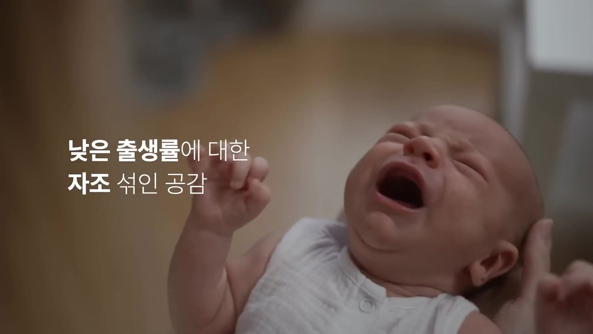 낮은 출생률에 대한 자조 섞인 공감