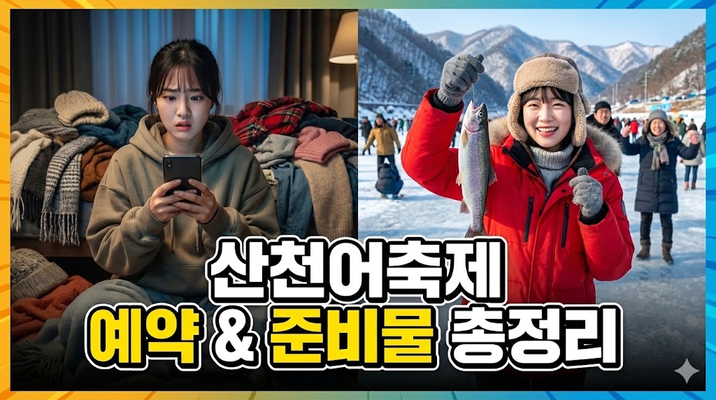 화천 산천어축제 예약 꿀팁 A to Z: 이 글 하나로 준비 끝! (필수 준비물, 현장 접수 총정리)