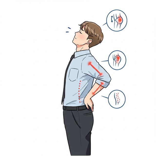 강직성 척추염 아침 뻣뻣함 스트레칭