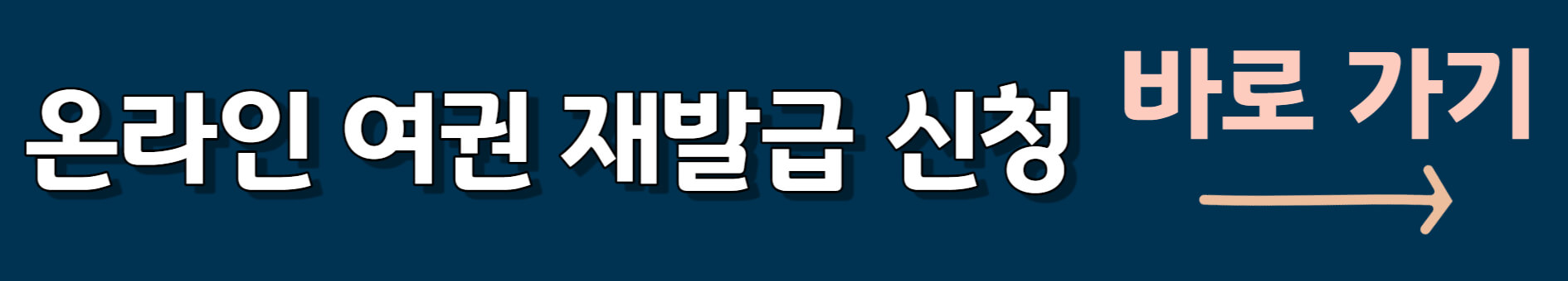 온라인 여권 재발급 신청