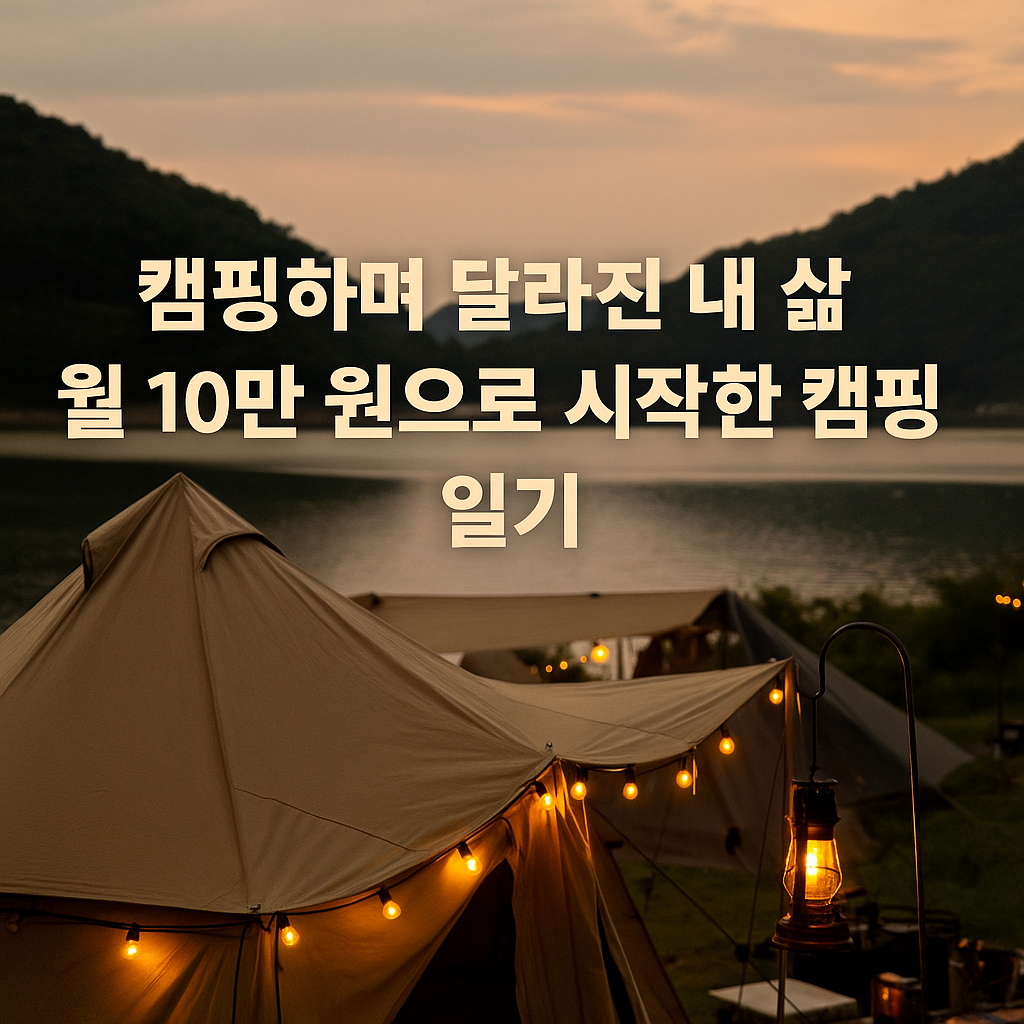 &quot;2025 감성캠핑 핫플 밤벌캠핑장 리뷰 – 자연이 바꾼 내 삶&quot;