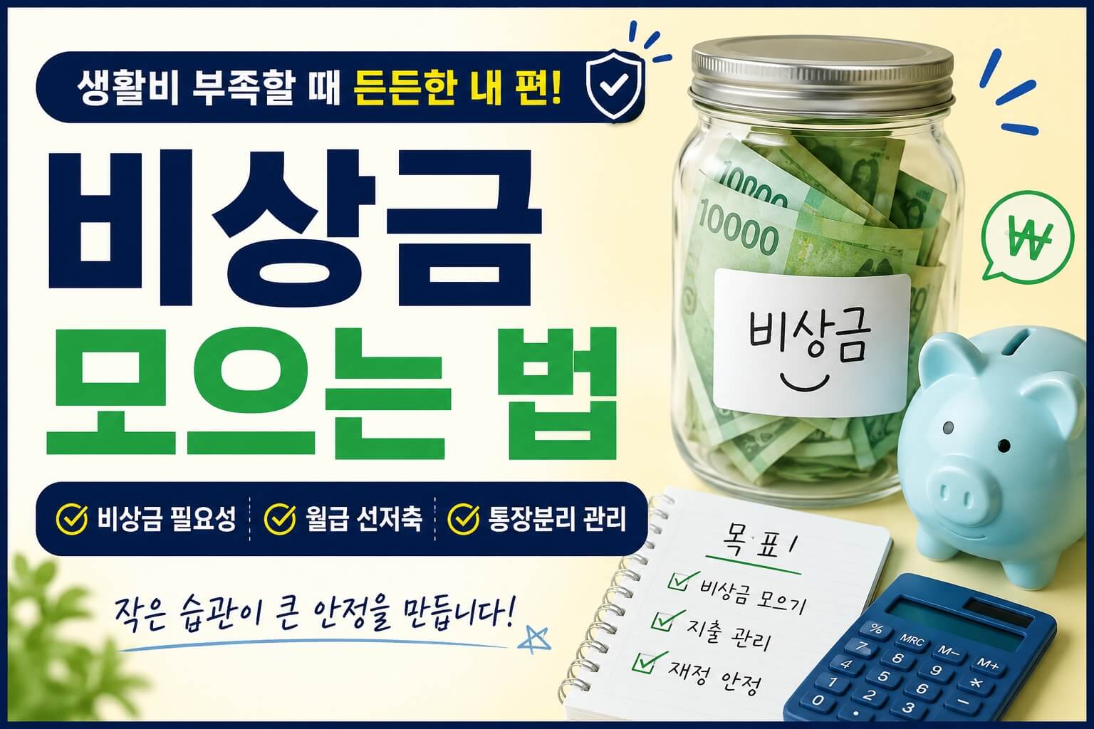 비상금 모으는 법 설명 이미지