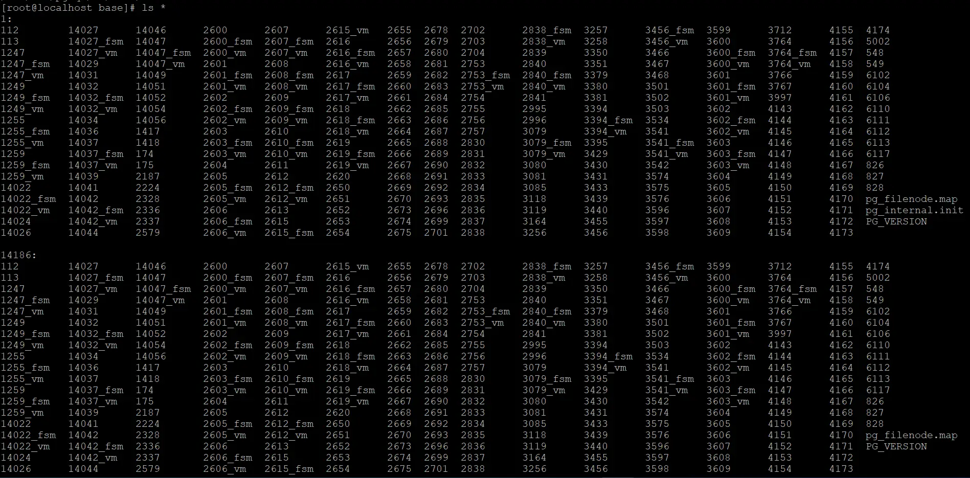 base 디렉토리 파일들