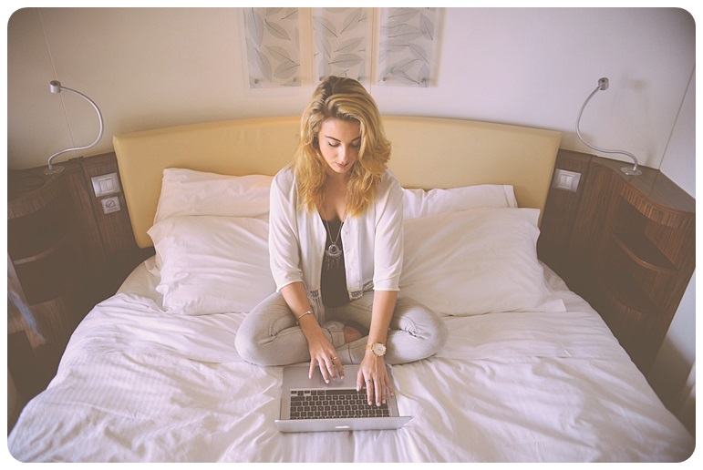 침대에서 다른 일 하기