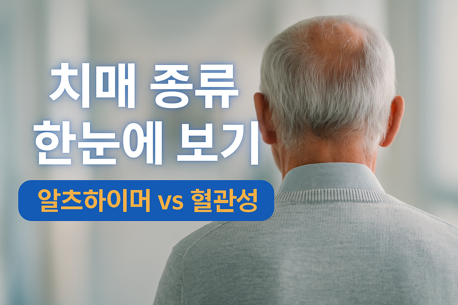 알츠하이머와 혈관성 치매, 치매 종류와 구분 방법