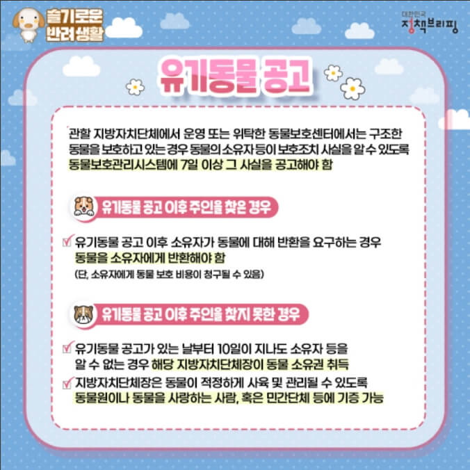 유기동물공고