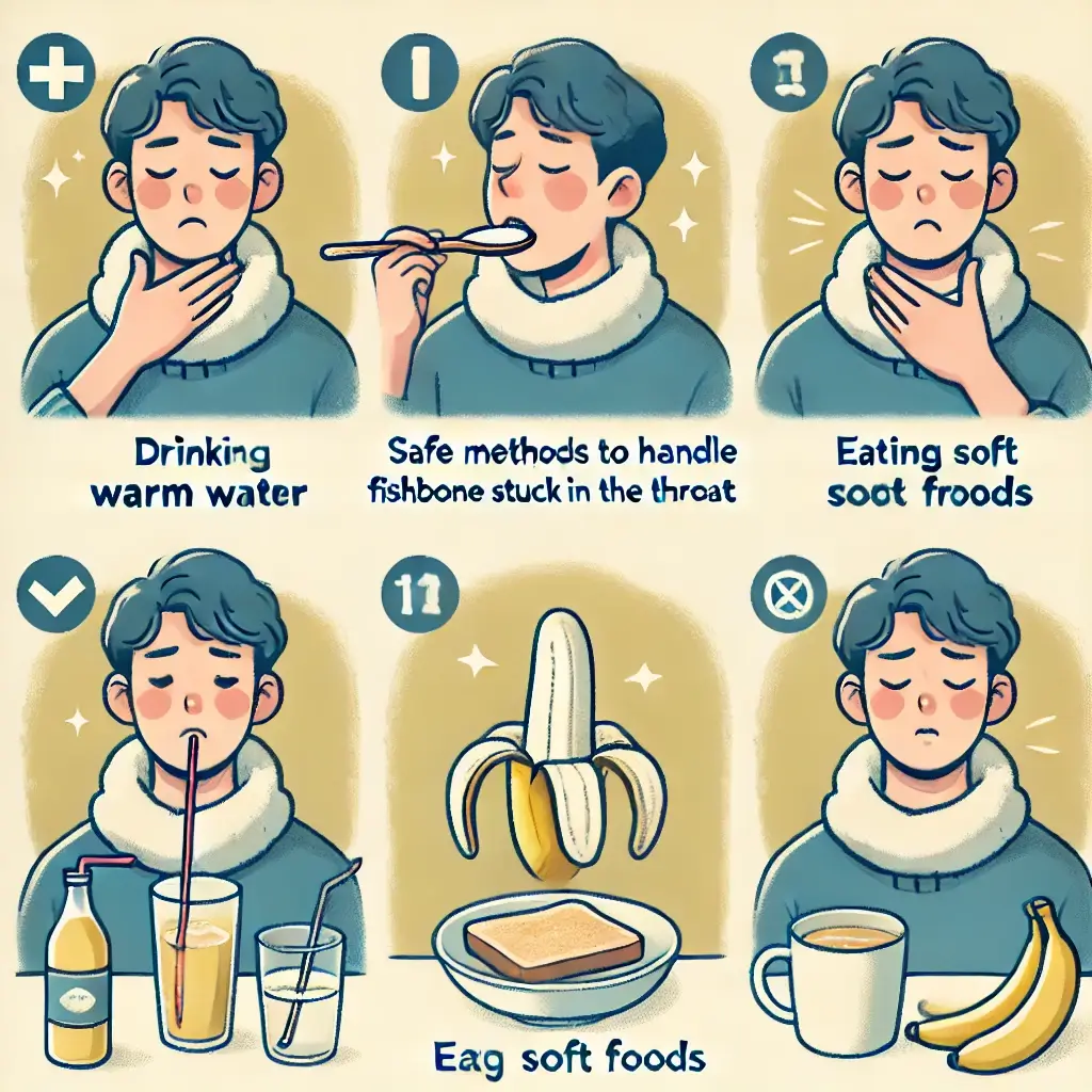 목에 가시 걸렸을 때 대처법